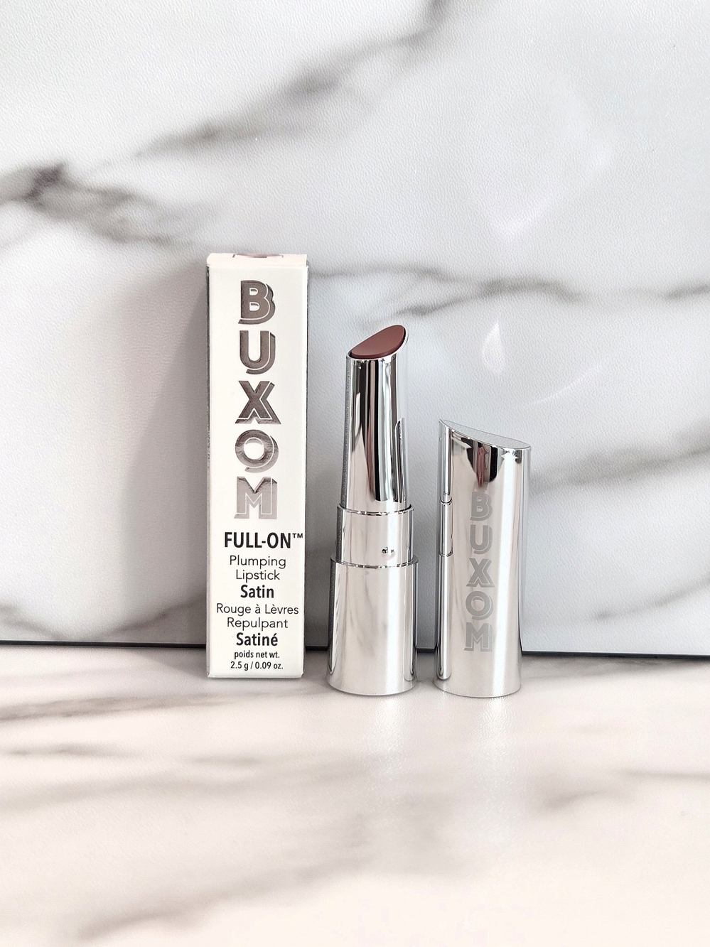BUXOM Full-On Plumping Lipstick Satin In Body Con (Nude Pink) 2.5g - NEW IN BOX